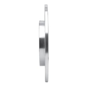 Hyundai SANTA FE Brake Rotor (1) - Rear Left - R1 Concepts - Drilled & Slotted - Silver - `19-`25